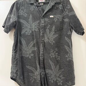 RVCA Black/Charcoal Men's Andrew Reynolds Aloha Shirt